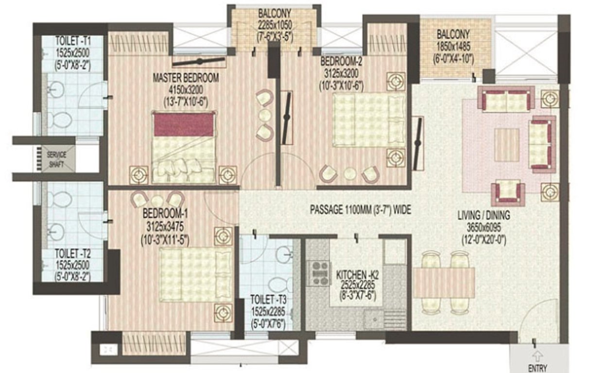 wish town klassic Floor Plan Floor Plan