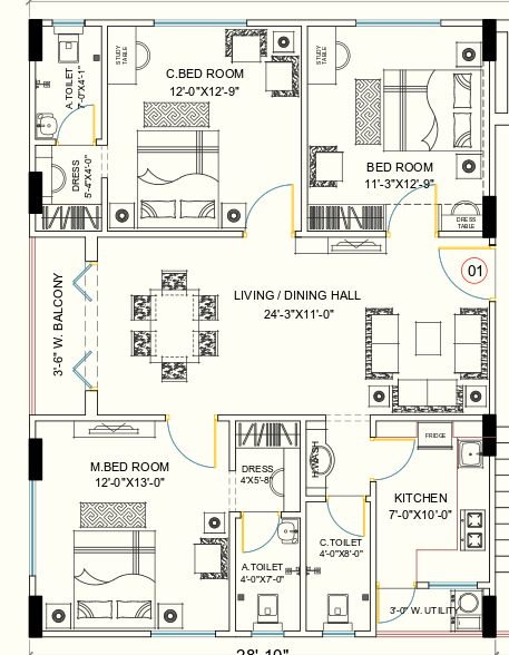  bluestone-apartment Floor Plan Floor Plan