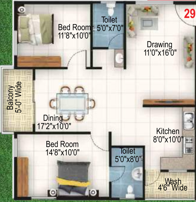  acacia Floor Plan Floor Plan