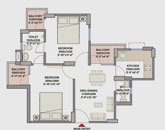 Floor Plan city dreams Floor Plan Floor Plan