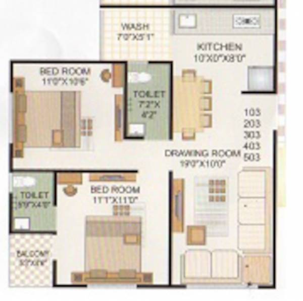 apartment Floor Plan Floor Plan