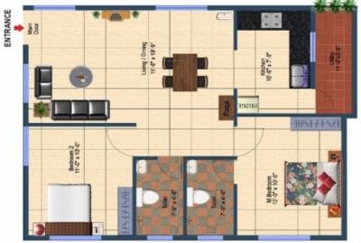  elegant-suraksha Floor Plan Floor Plan