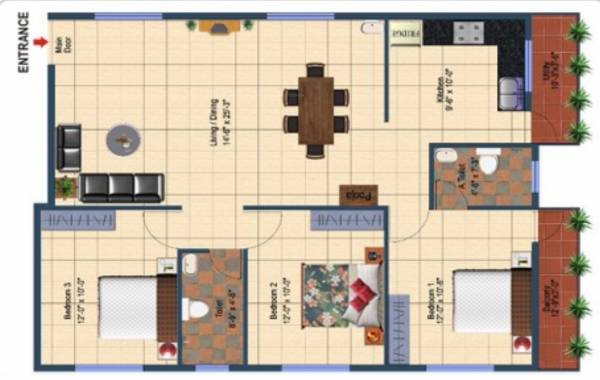 Floor Plan elegant-suraksha Floor Plan Floor Plan