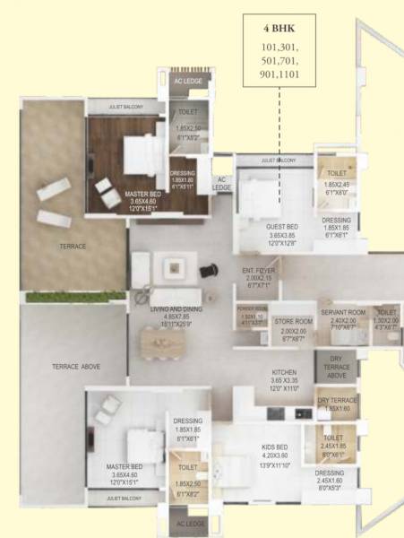  swarnavilas-phase-1 Floor Plan Floor Plan