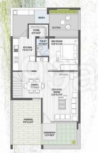  villas Floor Plan Lower Ground Floor Plan