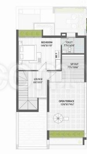  villas Floor Plan Terrace Floor Plan