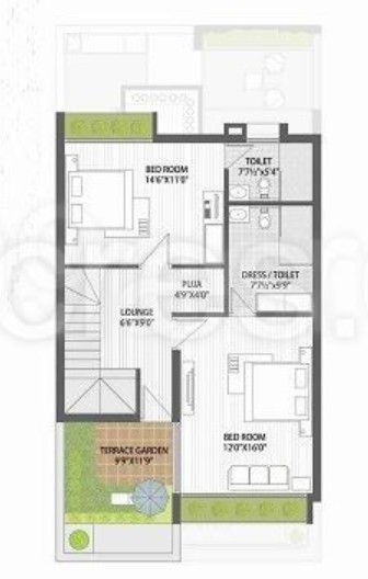 Upper Ground Floor Plan villas Floor Plan Upper Ground Floor Plan