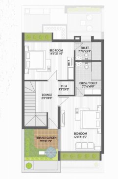  villas Floor Plan First Floor Plan