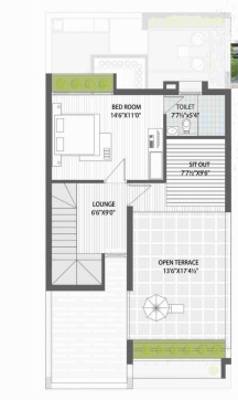 Second Floor Plan  villas Floor Plan Second Floor Plan