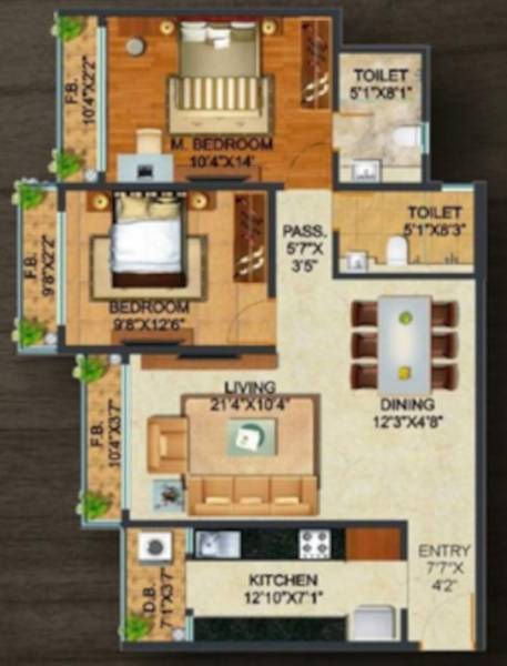  indraprasth-wing-c Floor Plan Floor Plan