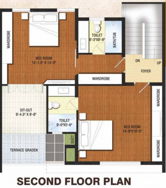  park-villa Floor Plan Second Floor Plan