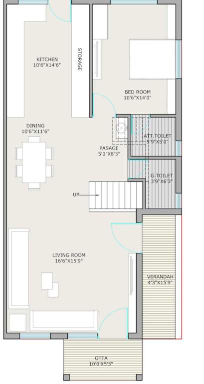  villa Floor Plan Ground Floor Plan