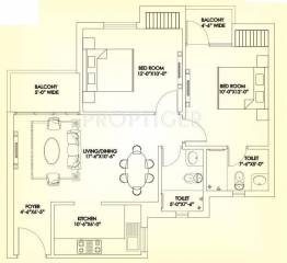 Aashiana Ashiana Le Residency (2BHK+2T (950 sq ft) 950 sq ft) Aashiana Ashiana Le Residency (2BHK+2T (950 sq ft) 950 sq ft)