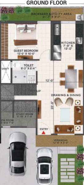  geeta-phase-ii Floor Plan Ground Floor Plan