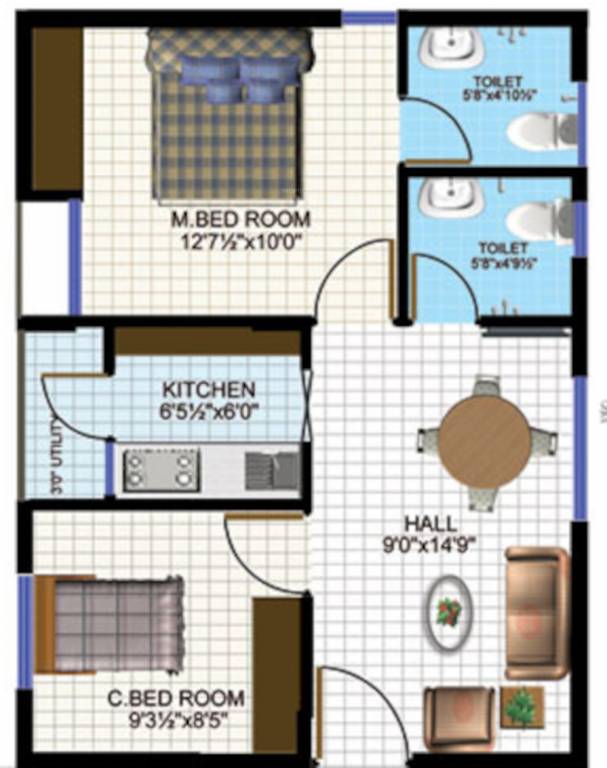  sri vanam green homes Floor Plan Floor Plan