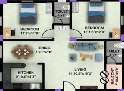  sastha-hiranya-flat Floor Plan Floor Plan