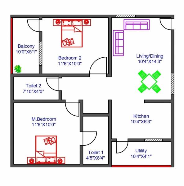  reliance-sunshine Floor Plan Floor Plan