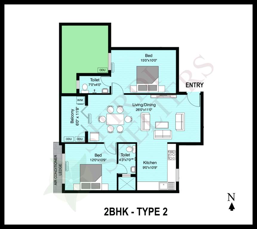  whitefield mudra phase iv Floor Plan Floor Plan