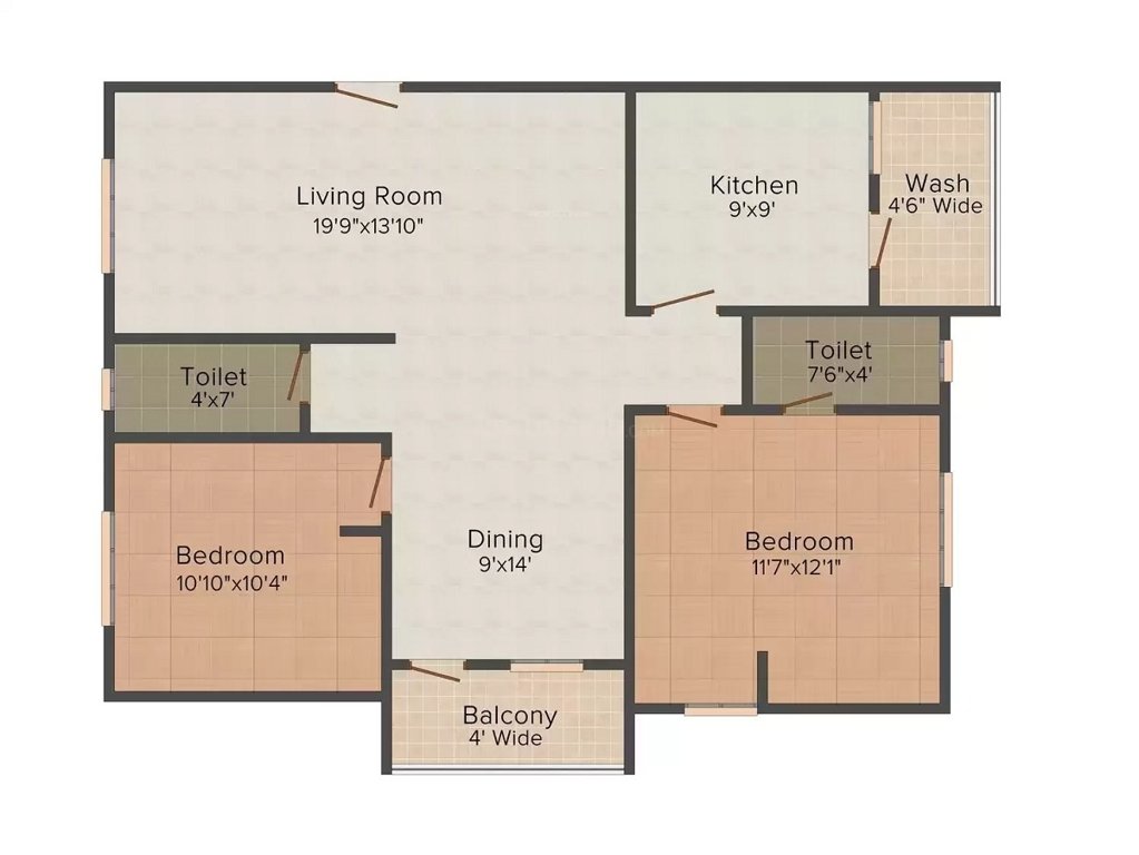 oakridge residency Floor Plan Floor Plan