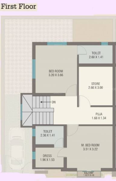  duplex-phase-2 Floor Plan First Floor Plan