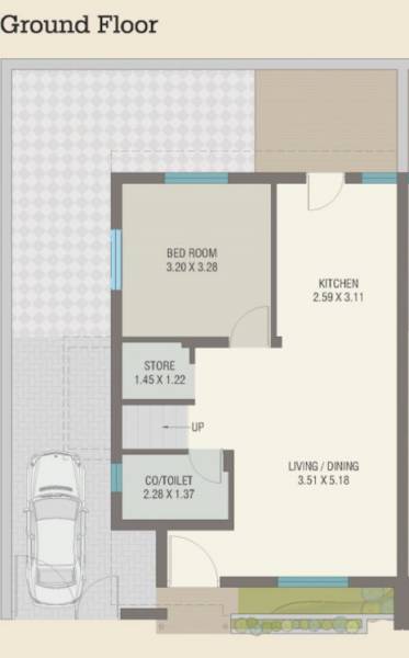  duplex-phase-2 Floor Plan Ground Floor Plan