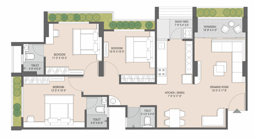  heights Floor Plan Floor Plan