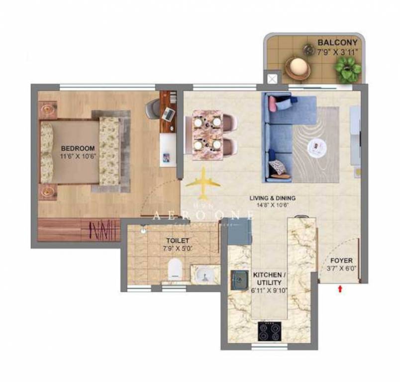  aero one Floor Plan Floor Plan