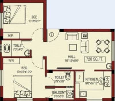  sharadha-homes Floor Plan Floor Plan