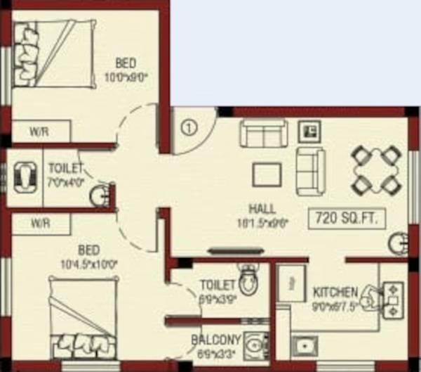  sharadha-homes Floor Plan Floor Plan