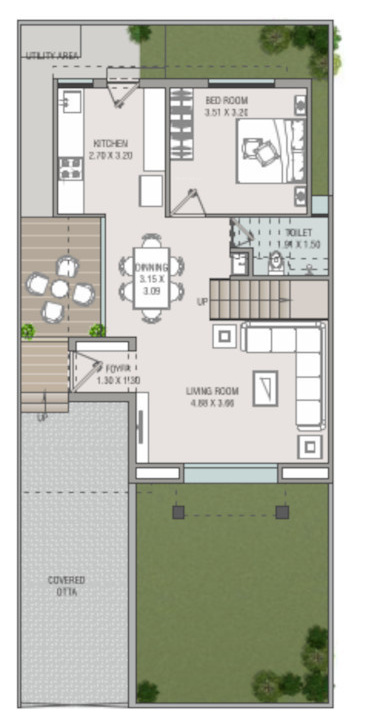 kingsvilla Floor Plan Ground Floor Plan