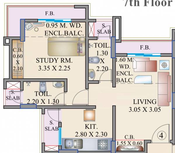  shubham-chs Floor Plan Floor Plan