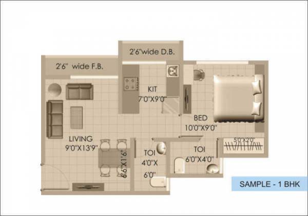  paradise-city-sector-6 Floor Plan Floor Plan