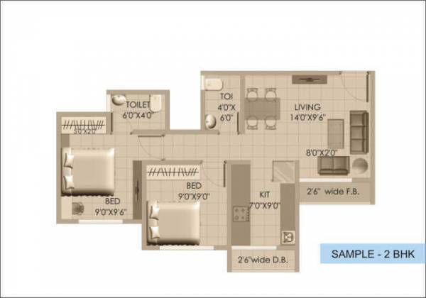  paradise-city-sector-6 Floor Plan Floor Plan
