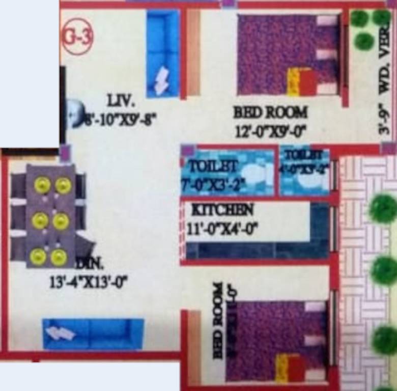 Floor Plan  jai ganesh apartment 5 Floor Plan Floor Plan