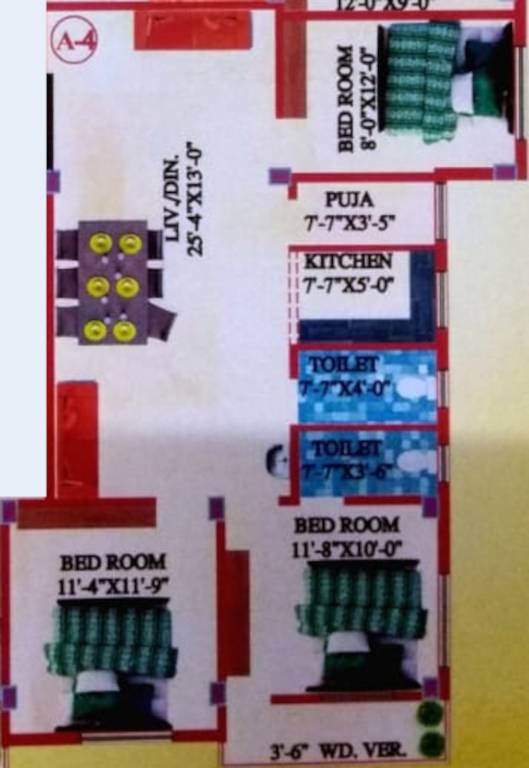  jai ganesh apartment 5 Floor Plan Floor Plan