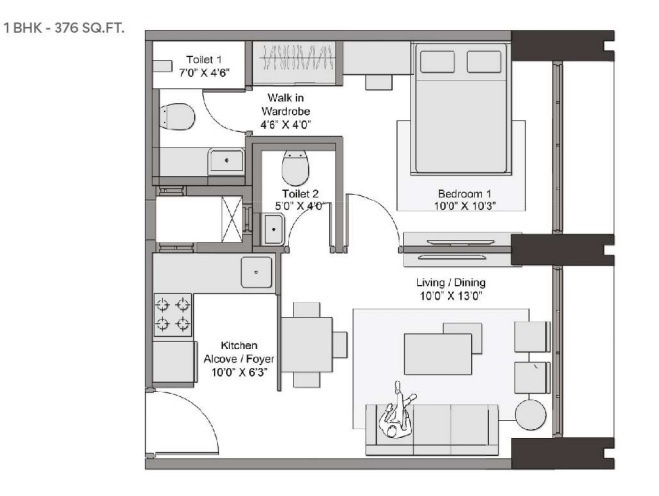  triumph tower 3 Floor Plan Floor Plan