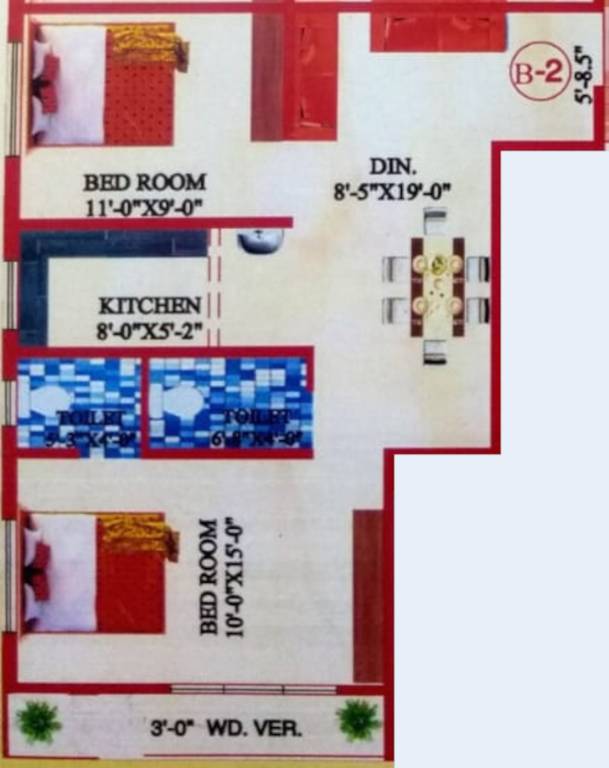  jai ganesh apartment 6 Floor Plan Floor Plan