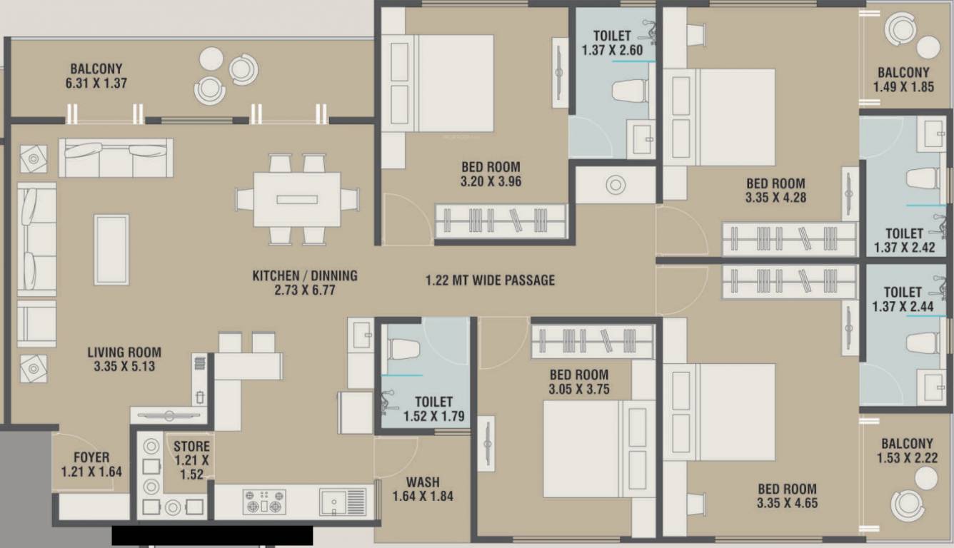  radhe shyam edifice Floor Plan Floor Plan