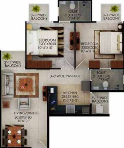  the-millennia Floor Plan Floor Plan