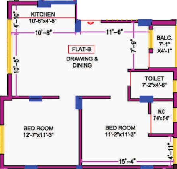  santi-sudha-residency Floor Plan Floor Plan