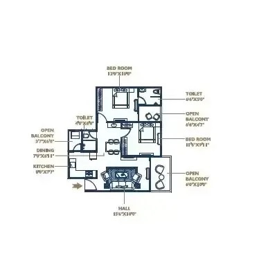  beaumonde phase 1 Floor Plan Floor Plan