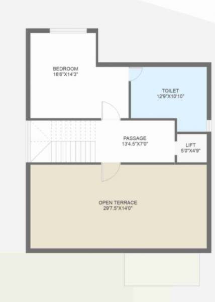  vrundavan-villa Floor Plan Second Floor Plan