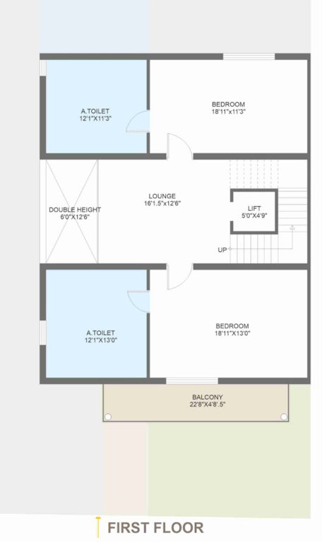  vrundavan villa Floor Plan First Floor Plan