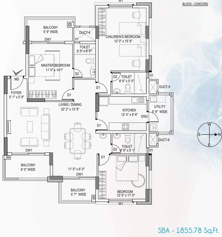 Floor Plan  symphony concord tower Floor Plan Floor Plan