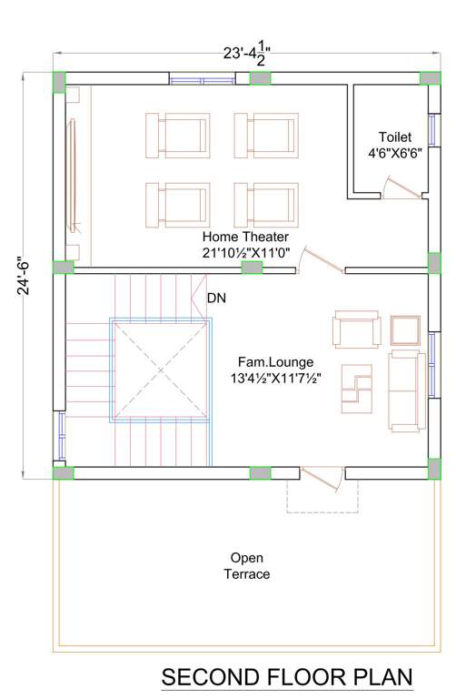  mukka praveens signator Floor Plan Second Floor Plan