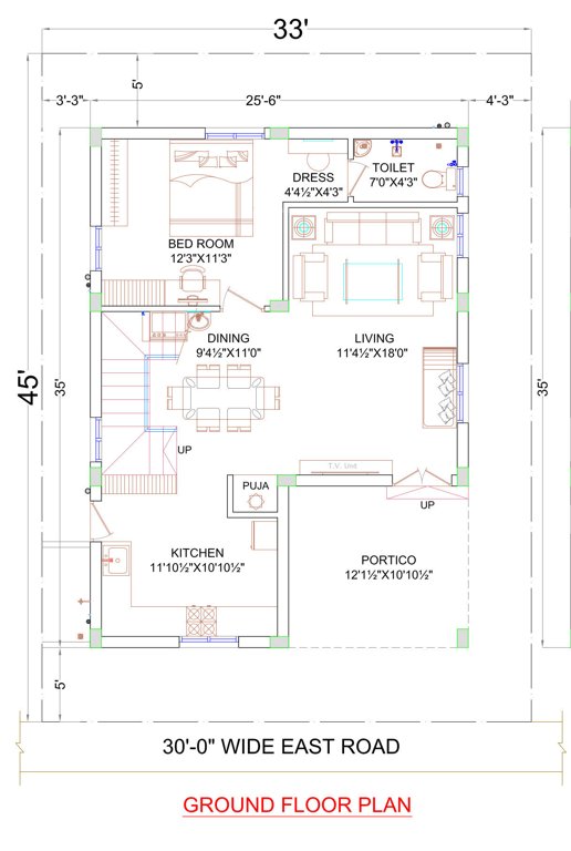  mukka praveens signator Floor Plan Ground Floor Plan