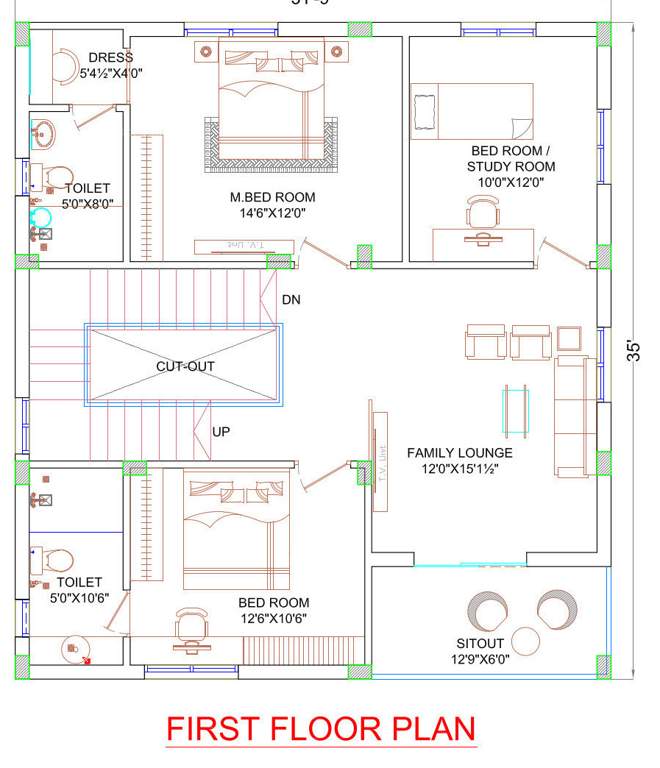  mukka praveens signator Floor Plan First Floor Plan