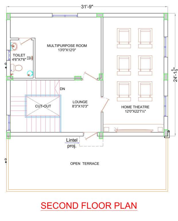  mukka praveens signator Floor Plan Second Floor Plan