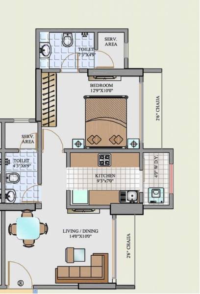  associate-residency-wing-b-phase-2-17th-to-20th-floors Floor Plan Floor Plan