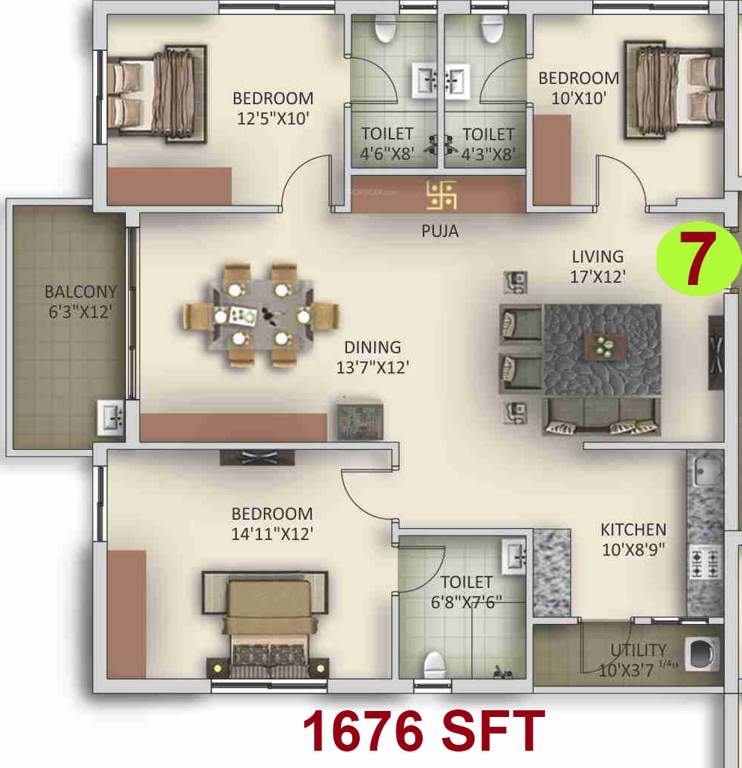  towers Floor Plan Floor Plan